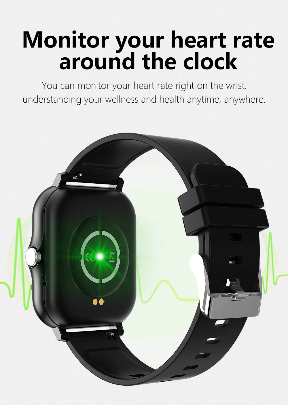 1,83 ''Sport Smart Uhr Fitness Uhr Gesundheit Monitor Wasserdichte Smartwatch Drahtlose Anruf Uhren für Männer Frauen IOS Android 2025
