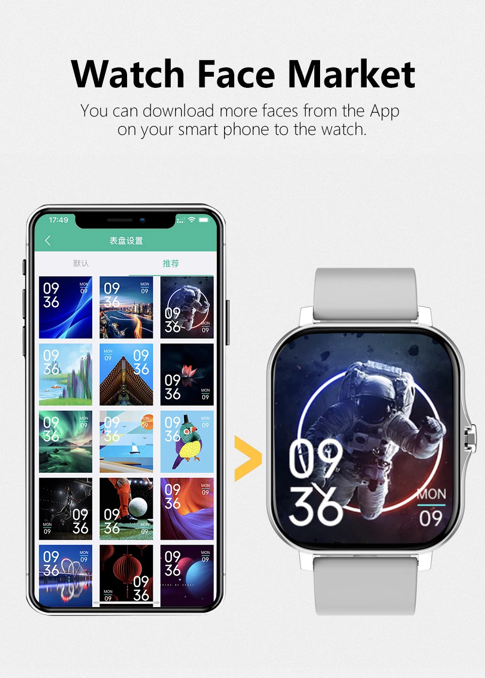 1,83 ''Sport Smart Uhr Fitness Uhr Gesundheit Monitor Wasserdichte Smartwatch Drahtlose Anruf Uhren für Männer Frauen IOS Android 2025