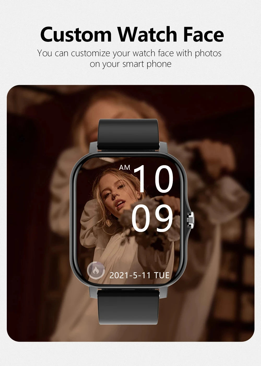LAXASFIT 2025, neue Herren-Smartwatch, Geschenk für Damen, voller Touchscreen, Sport-Fitness-Uhr, Bluetooth-Anruf, Smartwatch