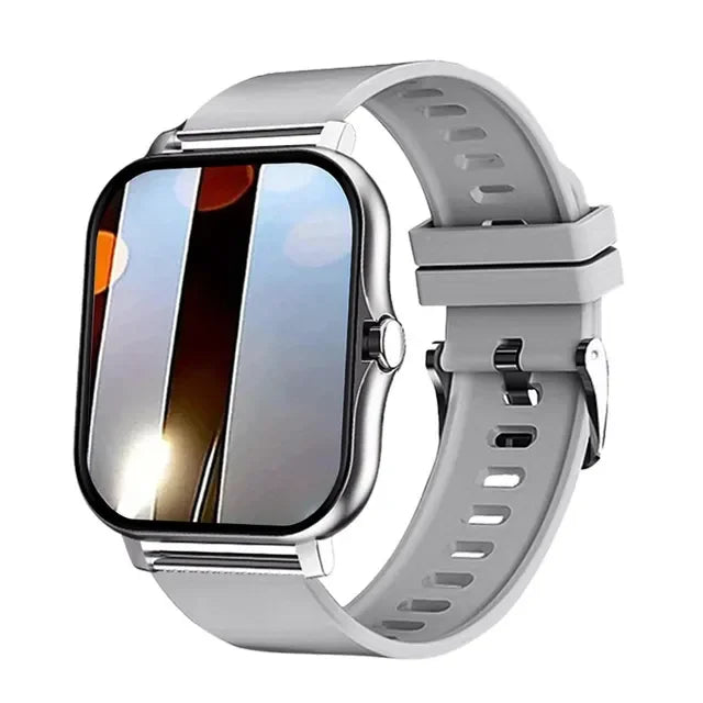 1,83 ''Sport Smart Uhr Fitness Uhr Gesundheit Monitor Wasserdichte Smartwatch Drahtlose Anruf Uhren für Männer Frauen IOS Android 2025