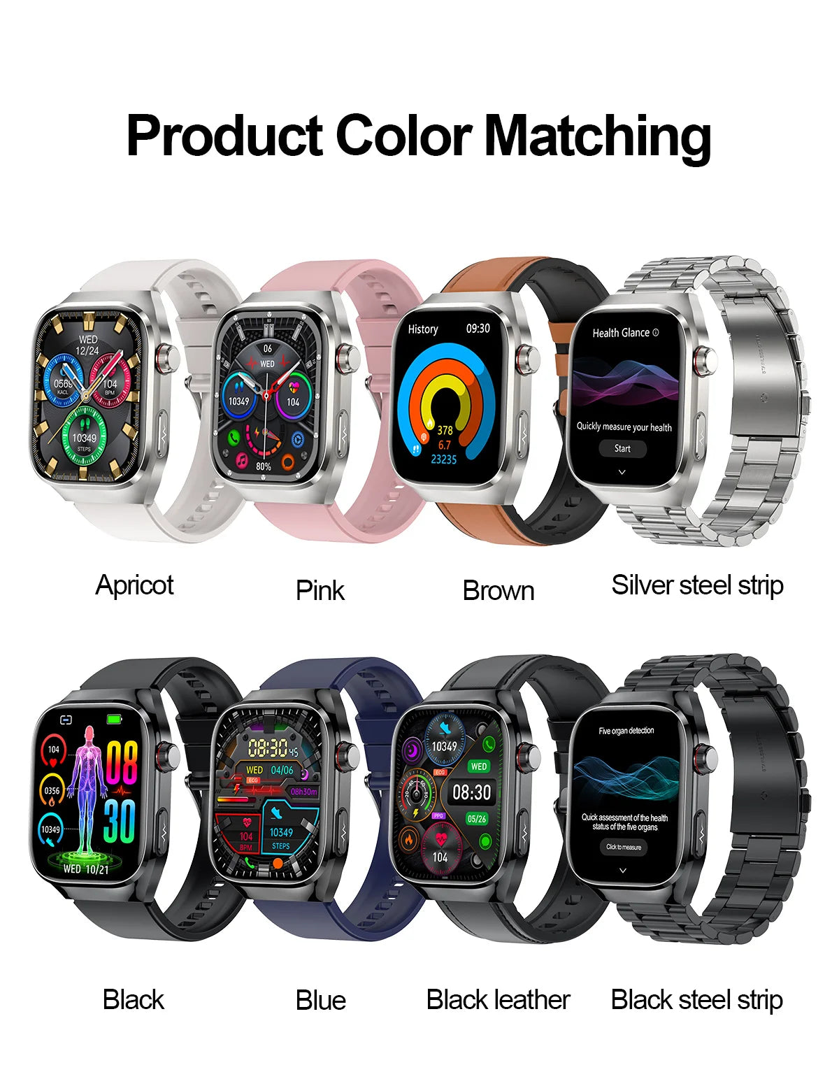 2025 neue Micro Körperliche Untersuchung Smart Uhr Für Männer Harnsäure Körper Fett Fünf Orgel Gesundheit Uhren Bluetooth Anruf SmartBracelet