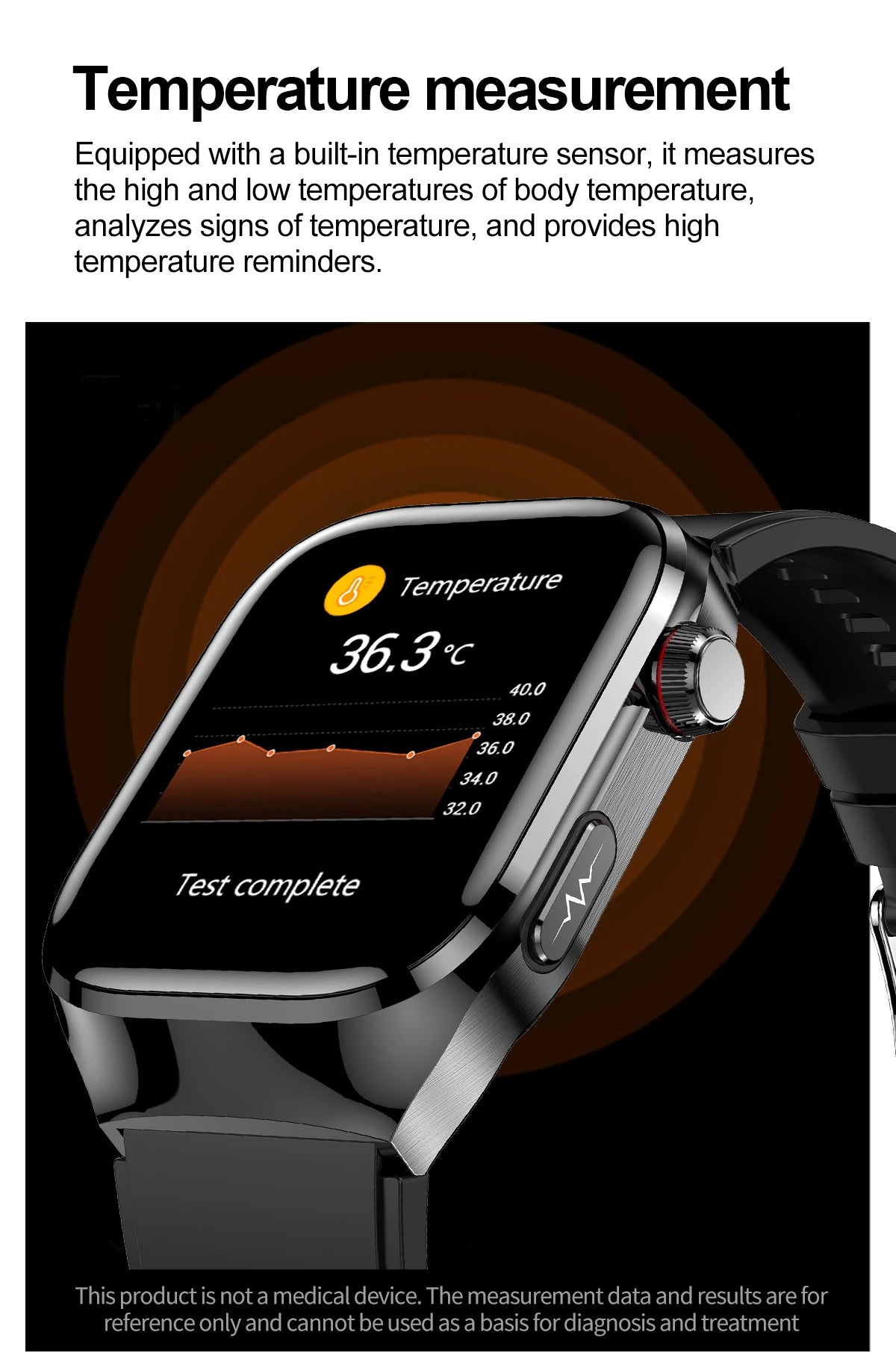 2025 neue Micro Körperliche Untersuchung Smart Uhr Für Männer Harnsäure Körper Fett Fünf Orgel Gesundheit Uhren Bluetooth Anruf SmartBracelet