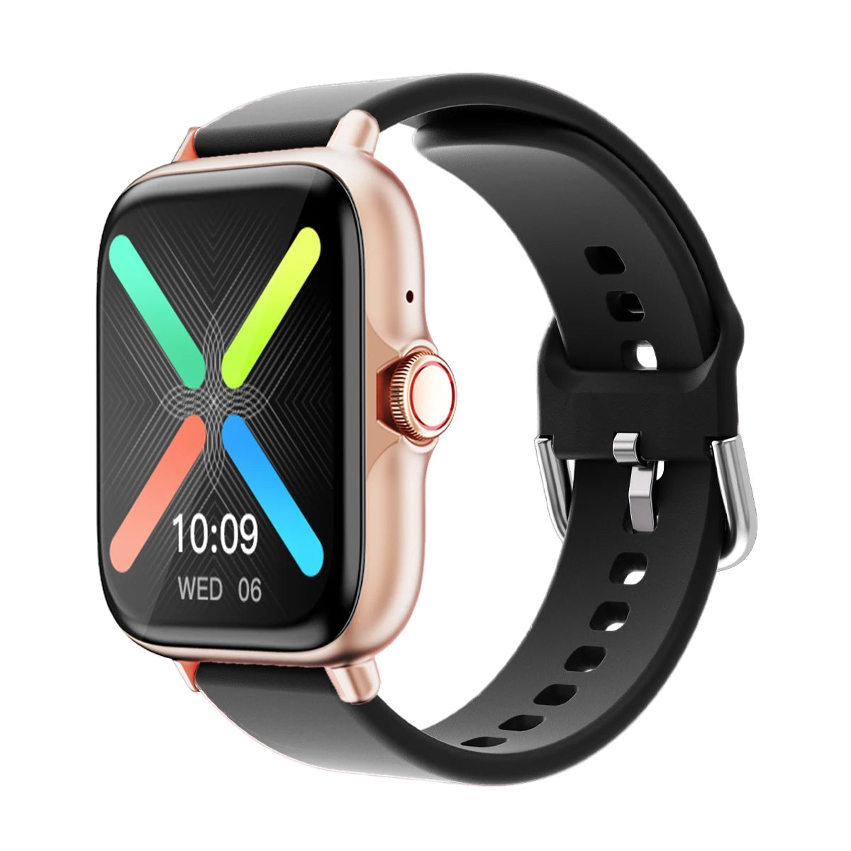 1,83'' wasserdichte Smartwatch mit Nachricht, Antwort, Anruf, Schlafüberwachung, Sport, Schrittzähler, Informationswarnungen für iPhone und Android
