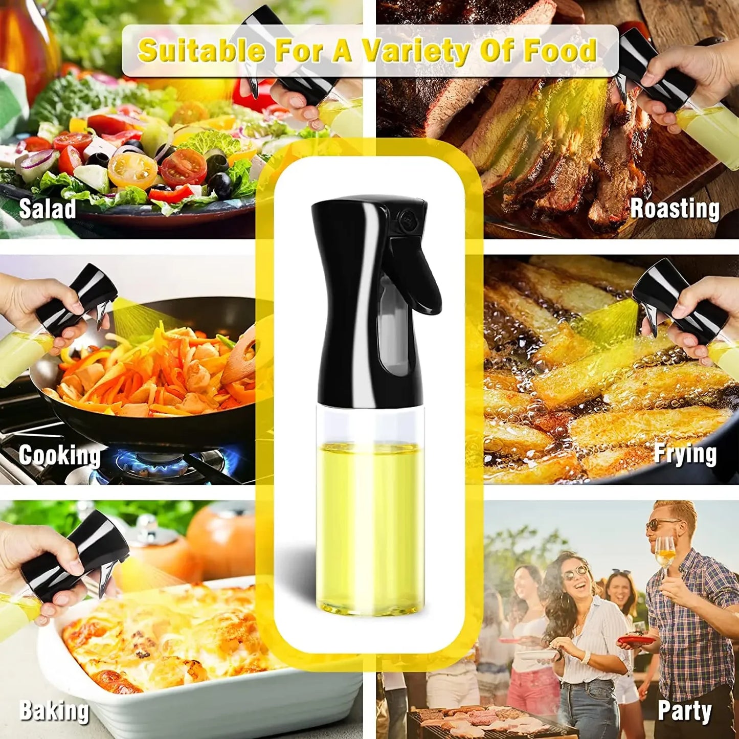 200/300/500 ml Öl Spray Flasche BBQ Kochen Olivenöl Sprayer Küche Backen Öl Spray Leere Flasche essig Flasche Öl Spender