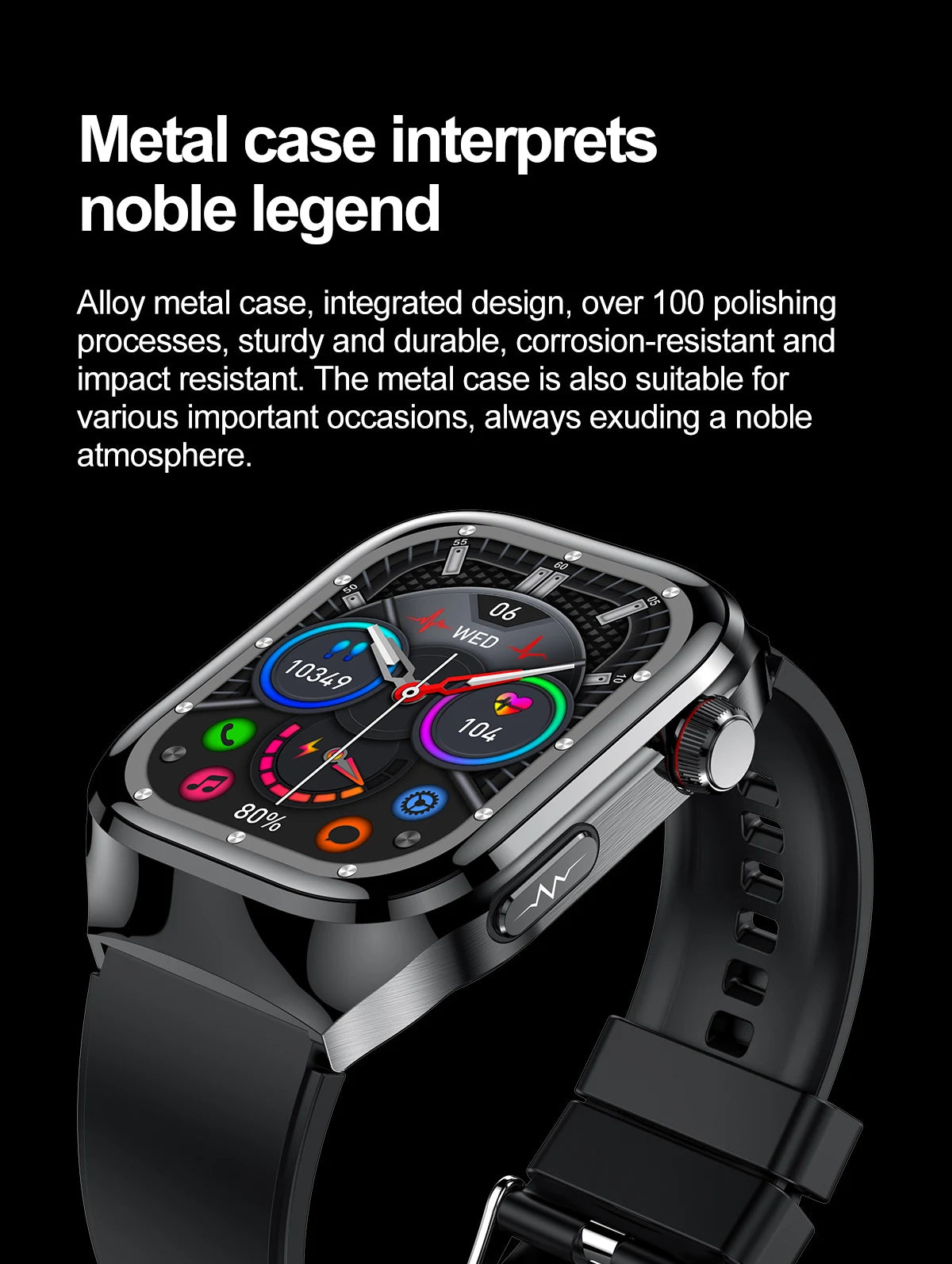 2025 neue Micro Körperliche Untersuchung Smart Uhr Für Männer Harnsäure Körper Fett Fünf Orgel Gesundheit Uhren Bluetooth Anruf SmartBracelet