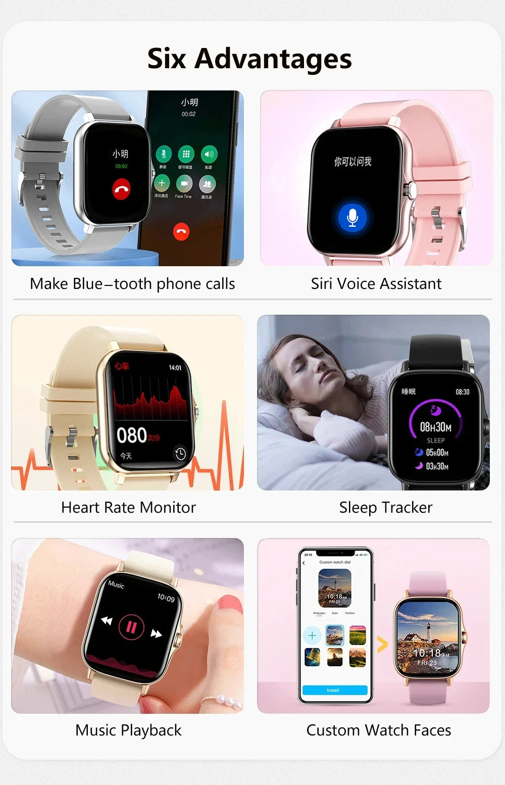 LAXASFIT 2025, neue Herren-Smartwatch, Geschenk für Damen, voller Touchscreen, Sport-Fitness-Uhr, Bluetooth-Anruf, Smartwatch