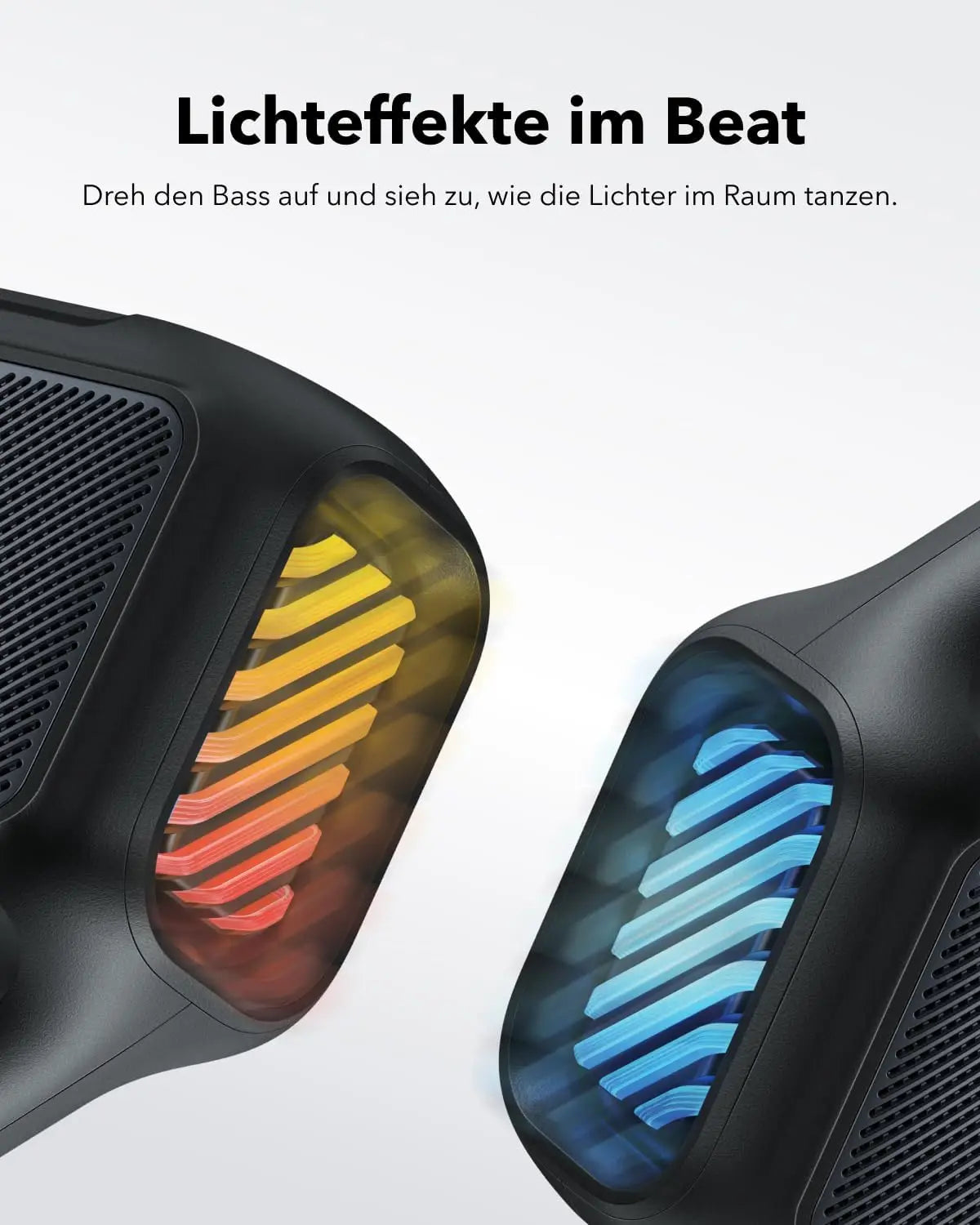 (EU stock) soundcore Boom 2 Outdoor Lautsprecher, 80W, BassUp 2.0, 24h Akku, IPX7 wasserdicht, schwimmt, LED-Licht, Subwoofer