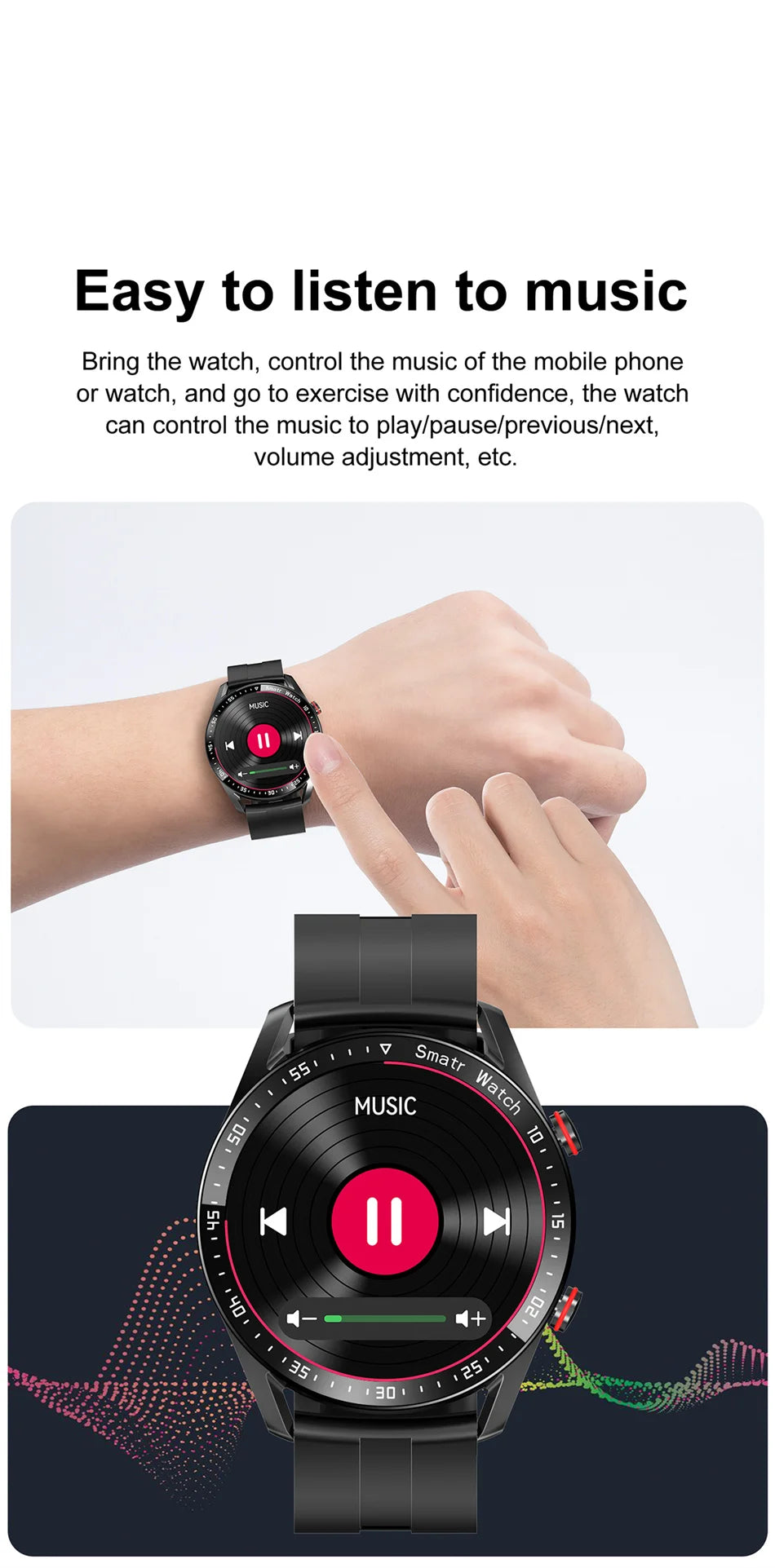 Sport-Smartwatch für Herren und Damen HD-Bildschirm EKG+PPG Bluetooth-Anruf GPS-Tracker Herzfrequenzmesser IP68 Wasserdicht SmartWatch 2026 Neu