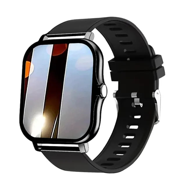 1,83 ''Sport Smart Uhr Fitness Uhr Gesundheit Monitor Wasserdichte Smartwatch Drahtlose Anruf Uhren für Männer Frauen IOS Android 2025
